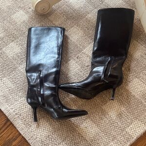 Zara Black Women's Boots knee high